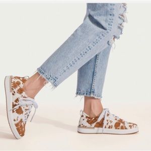 Hush puppies cow hide sneakers